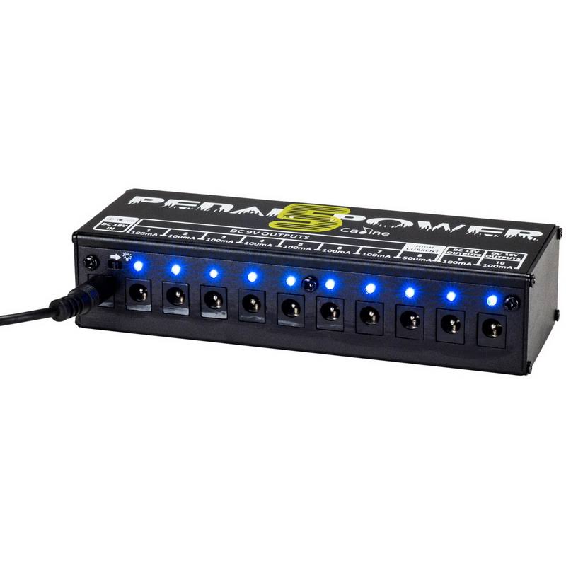 Caline CP-05 10 Isolated Output 9V 12V 18V Guitar Effect Pedal Power Supply
