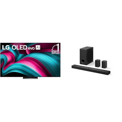 LG 65-Inch Class OLED evo AI 4K C5 Series Smart TV w/Dolby Atmos, Dolby Vision, HDR10, AI Super Upscaling 4K, Filmmaker Mode, Wow Orchestra, Alexa Built-in (OLED65C5PUA, 2025)
