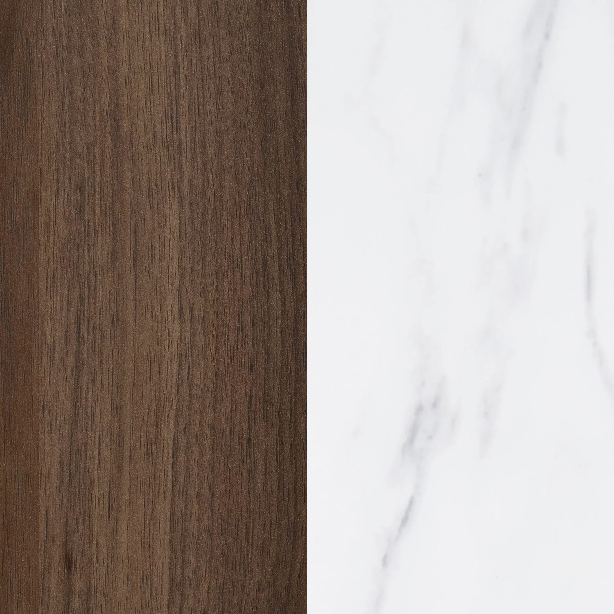 South Shore Hype Buffet with Strorage, Natural Walnut and Faux Carrara Marble