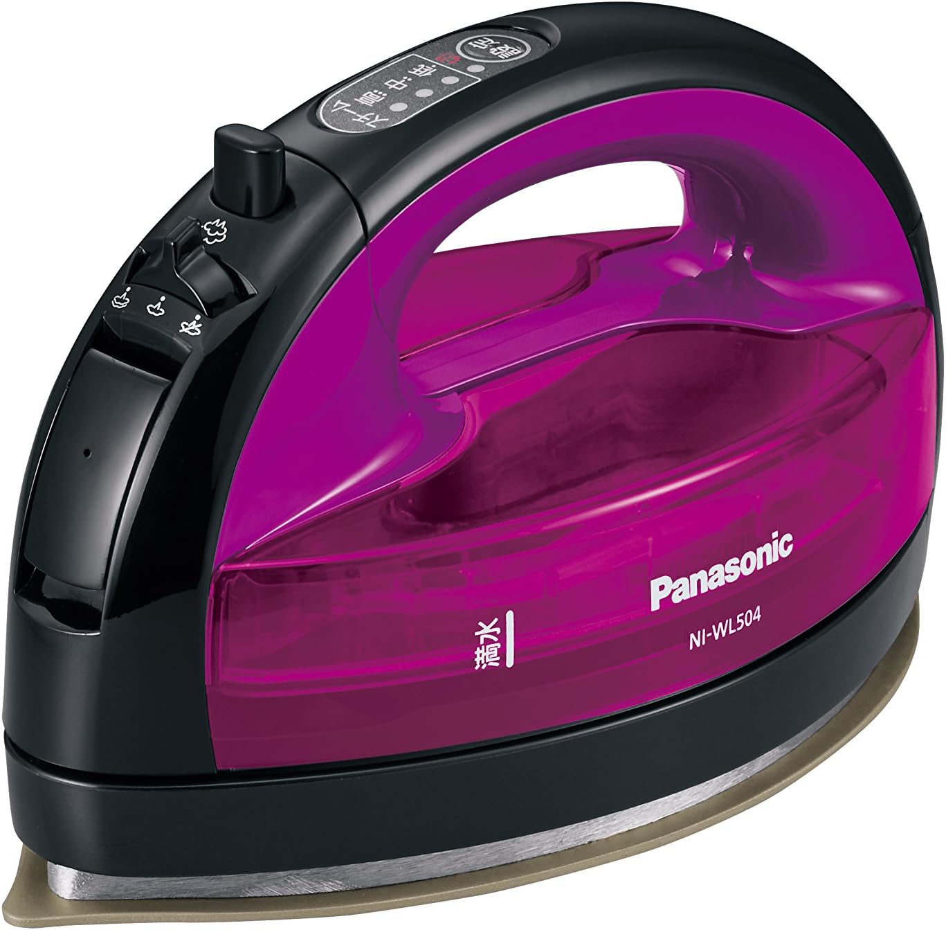 Panasonic cordless steam W head iron Violet NI-WL504-V