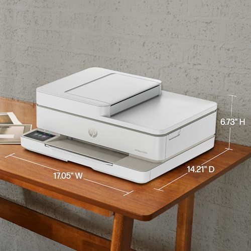 HP Envy 6555e Wireless All-in-One Color Inkjet Printer, Print, scan, Copy, Duplex Printing Best-for-Home, 3 month Instant Ink trial included (714N5A)