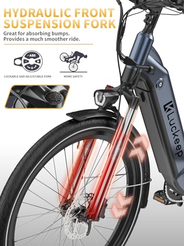 Electric Bike for Adults 1130W Peark Motor, 48V 20AH-45AH SAMSUNG Battery, Max 80 Miles 27.5" Ebike up to 32MPH, E-Bike with Torque Sensor, Front Suspension & Dual Hydraulic Brakes, App Control E Bike