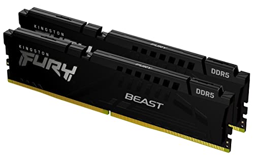 Beast 64GB (2x32GB) 6000MT/s DDR5 CL30 Desktop Memory | AMD Expo | Plug N Play | Kit of 2 | KF560C30BBEK2-64