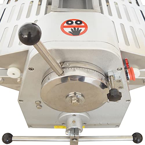 TECHTONGDA Commercial Dough Sheeter Stainless Steel Pizza Pasta Roller Machine Fondant Flattener Pastry Sheeter Bakery Baking Equipment