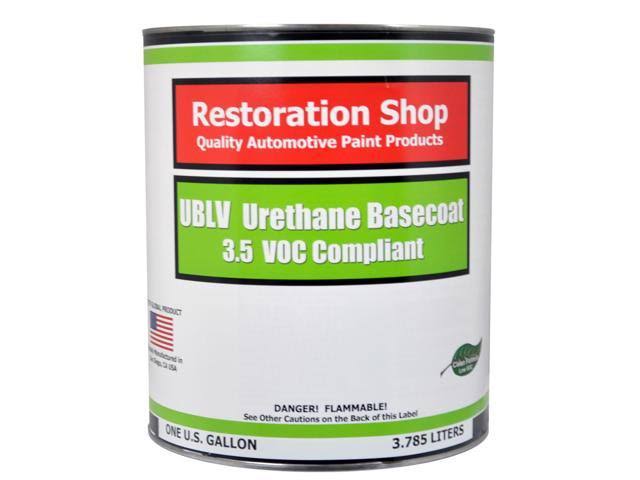 Pure White 1 Gallon Low VOC Urethane Basecoat Car Auto Body Paint