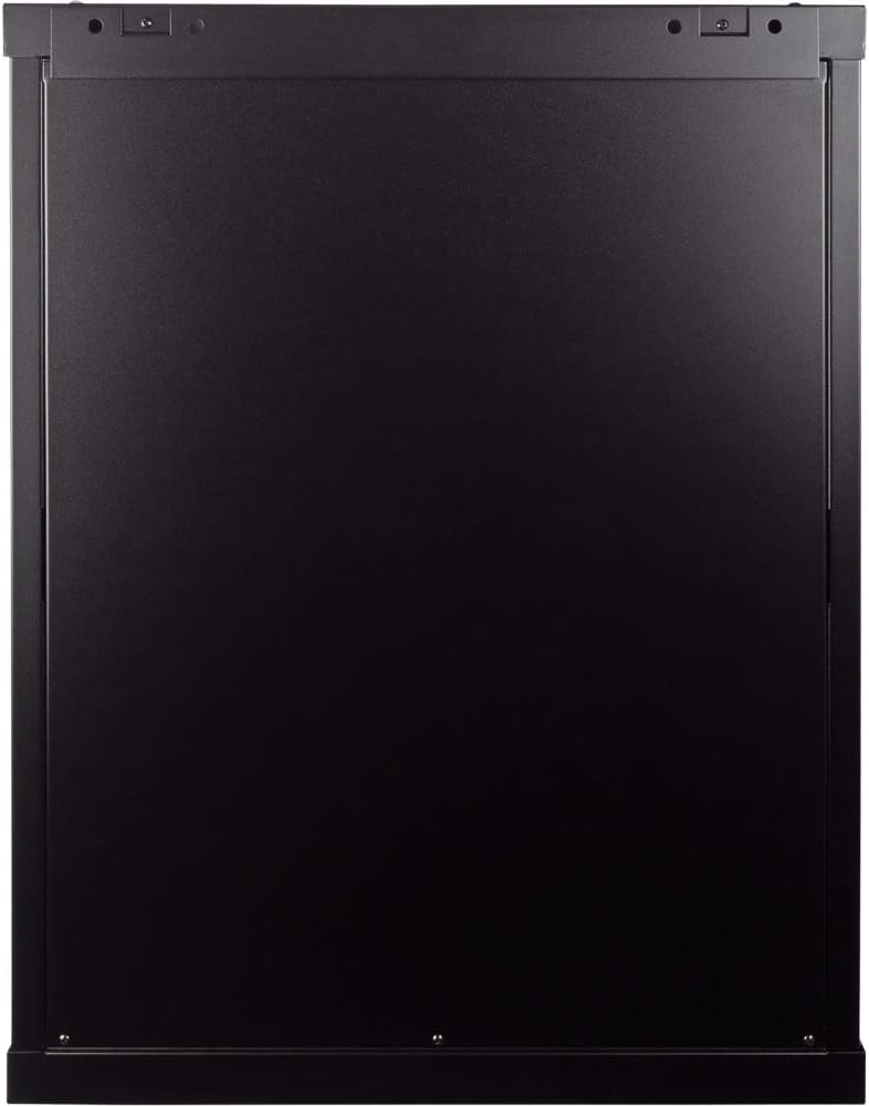 NavePoint 15U Deluxe IT Wallmount Cabinet Enclosure 19-Inch Server Network Rack with Locking Perforated Door 24-Inches Deep Black