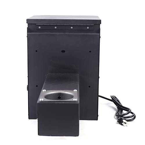 Pellet Smoker Hopper Assembly Kit, Intelligent Digital Temperature Controller Electric Wood Pellet Smoker Grill Part for Grill, Smoke, Bake, Roast, Braise, and BBQ (Mechanical Knob)