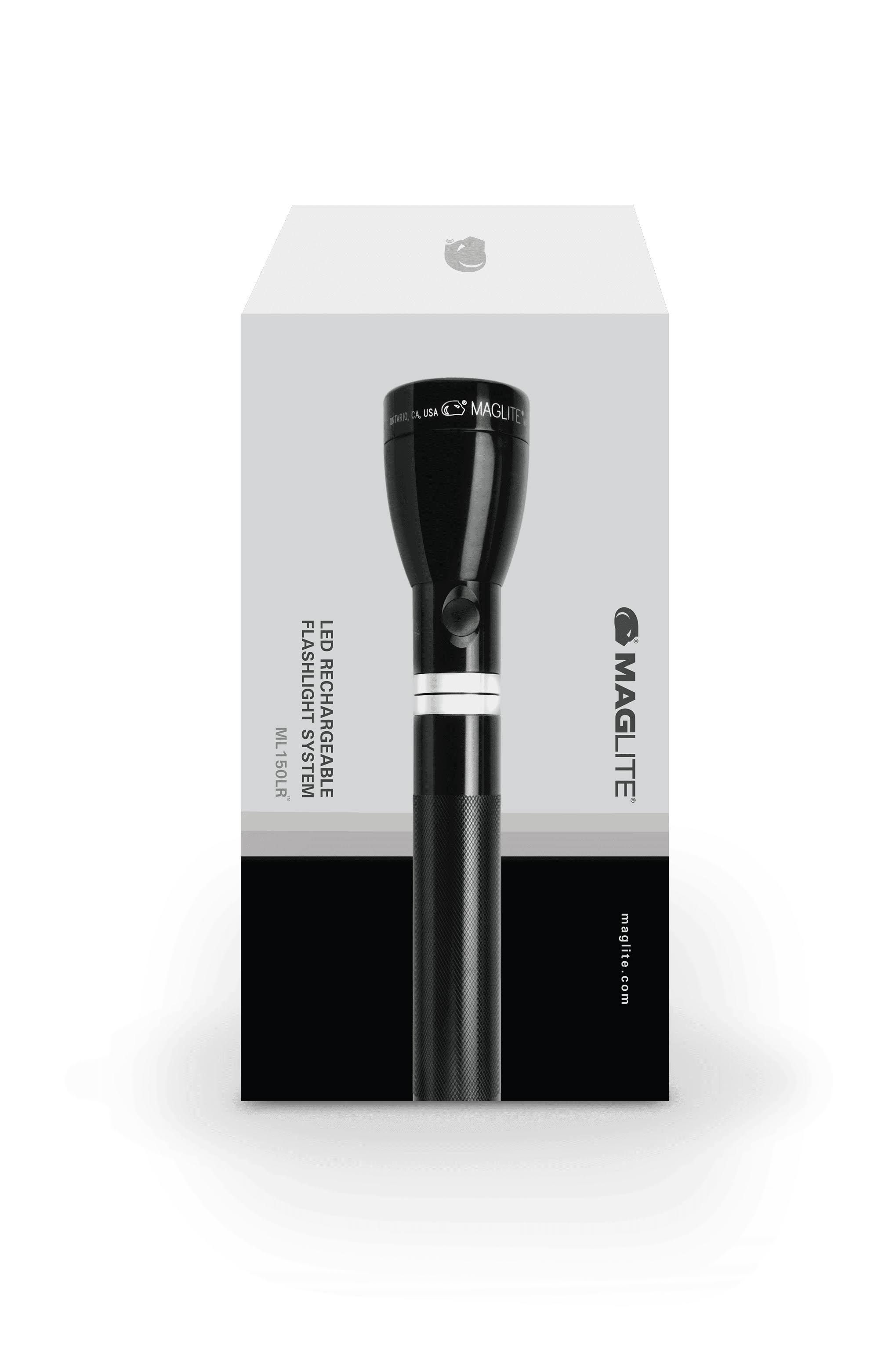 Maglite ML150LR-4019 Rechargeable Tactical Duty Black LED Flashlight Light