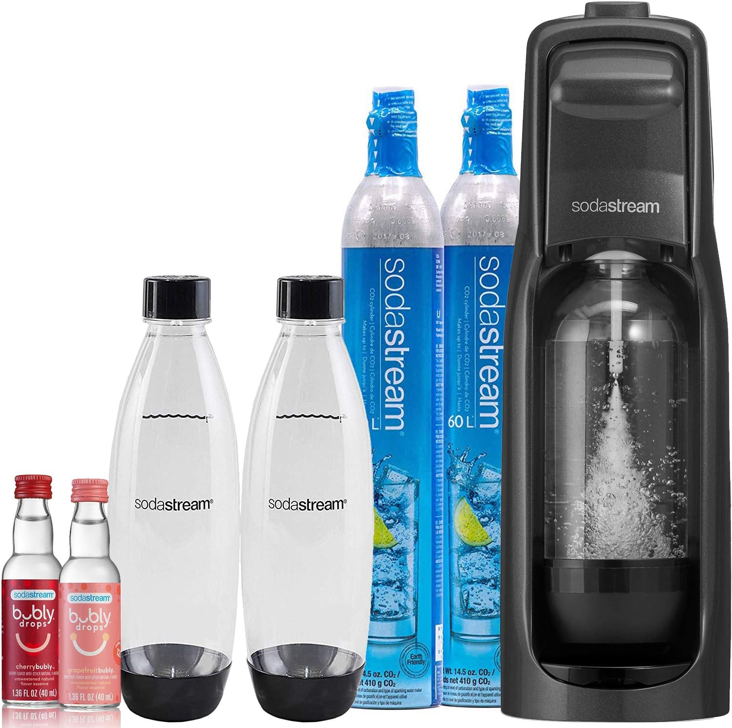 SodaStream Jet Sparkling Water Maker, Kit, Black