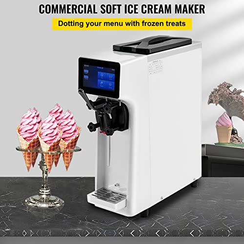 VEVOR Commercial Soft Serve Ice Cream Maker for Restaurants Snack Bar