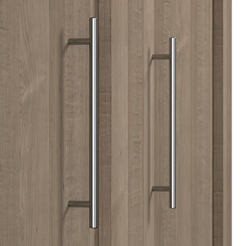 Bestar Pur Wardrobe Organizer, Storage Cabinet for Walk-in Closet, Bedroom, Mudroom, Entryway, Kitchen Pantry, or Garage, 36W, Ash Gray