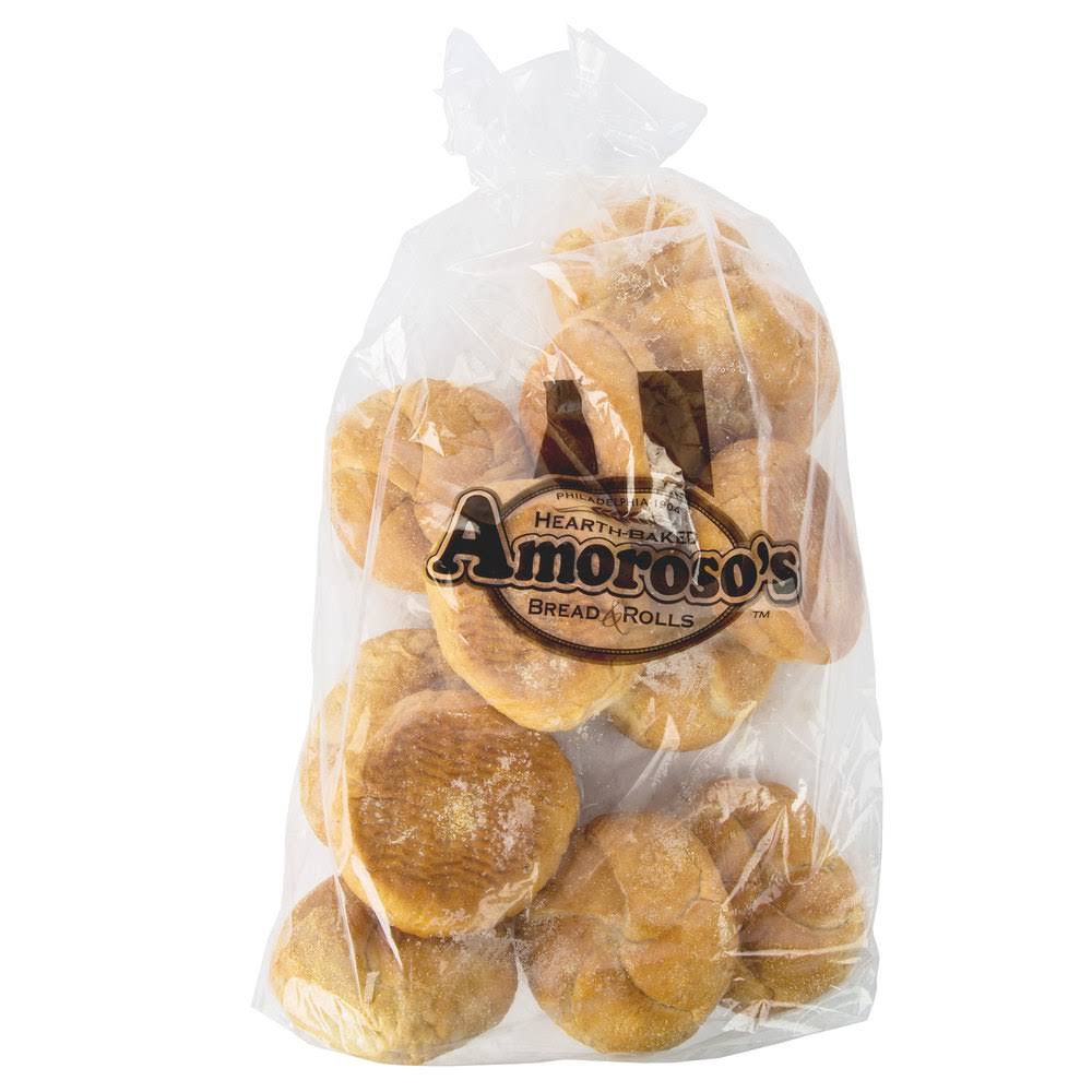 Amoroso&s 4 1/2x22 Philadelphia Hearth-baked Kaiser Roll - 60/Case