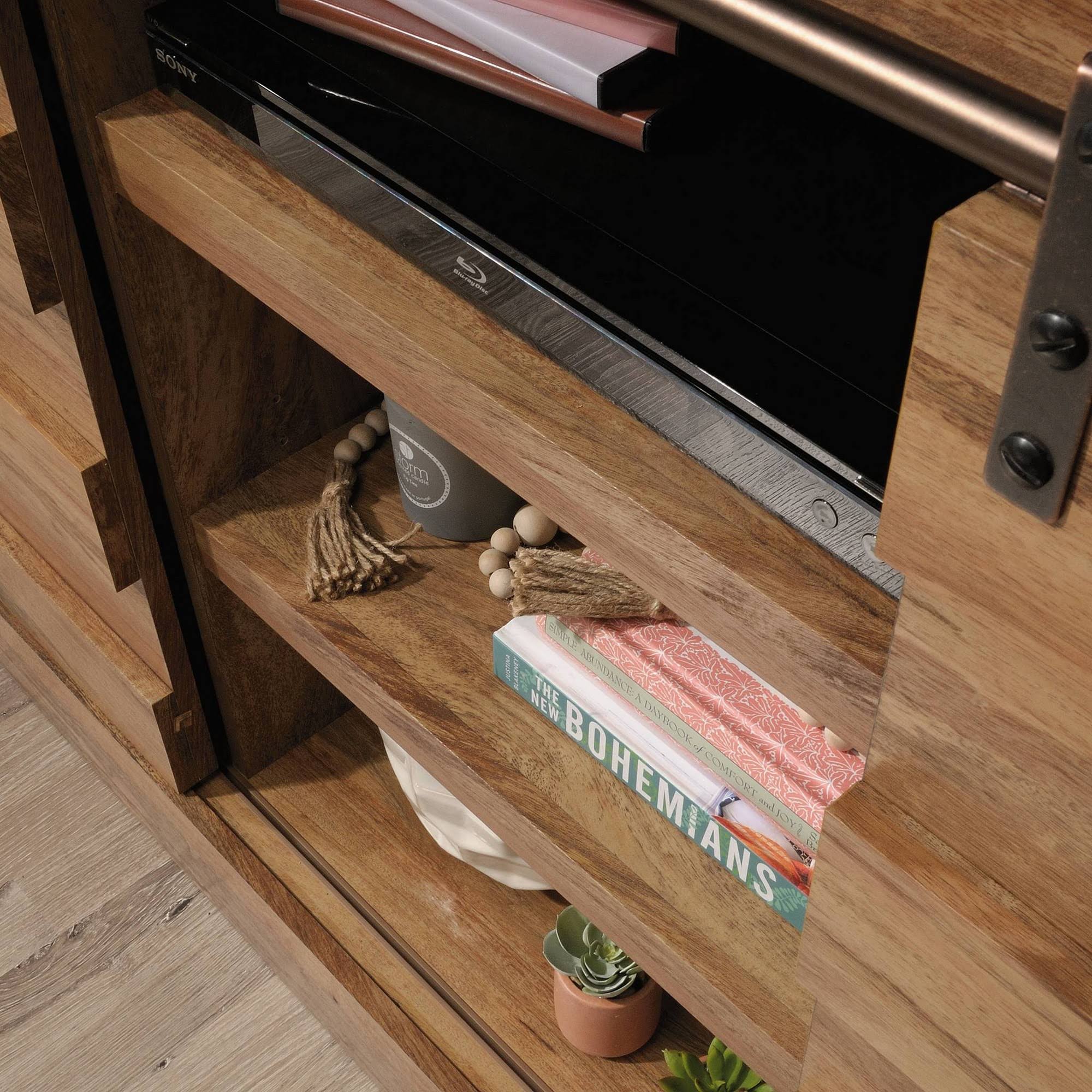 Sauder Cannery Bridge Credenza - Sindoori Mango