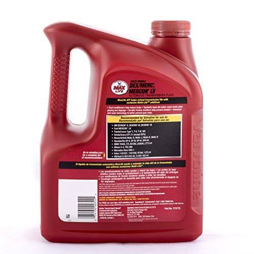 Valvoline Maxlife Full Synthetic Multi-Vehicle Automatic Transmission Fluid 1gal Case of 3 773775-3pk