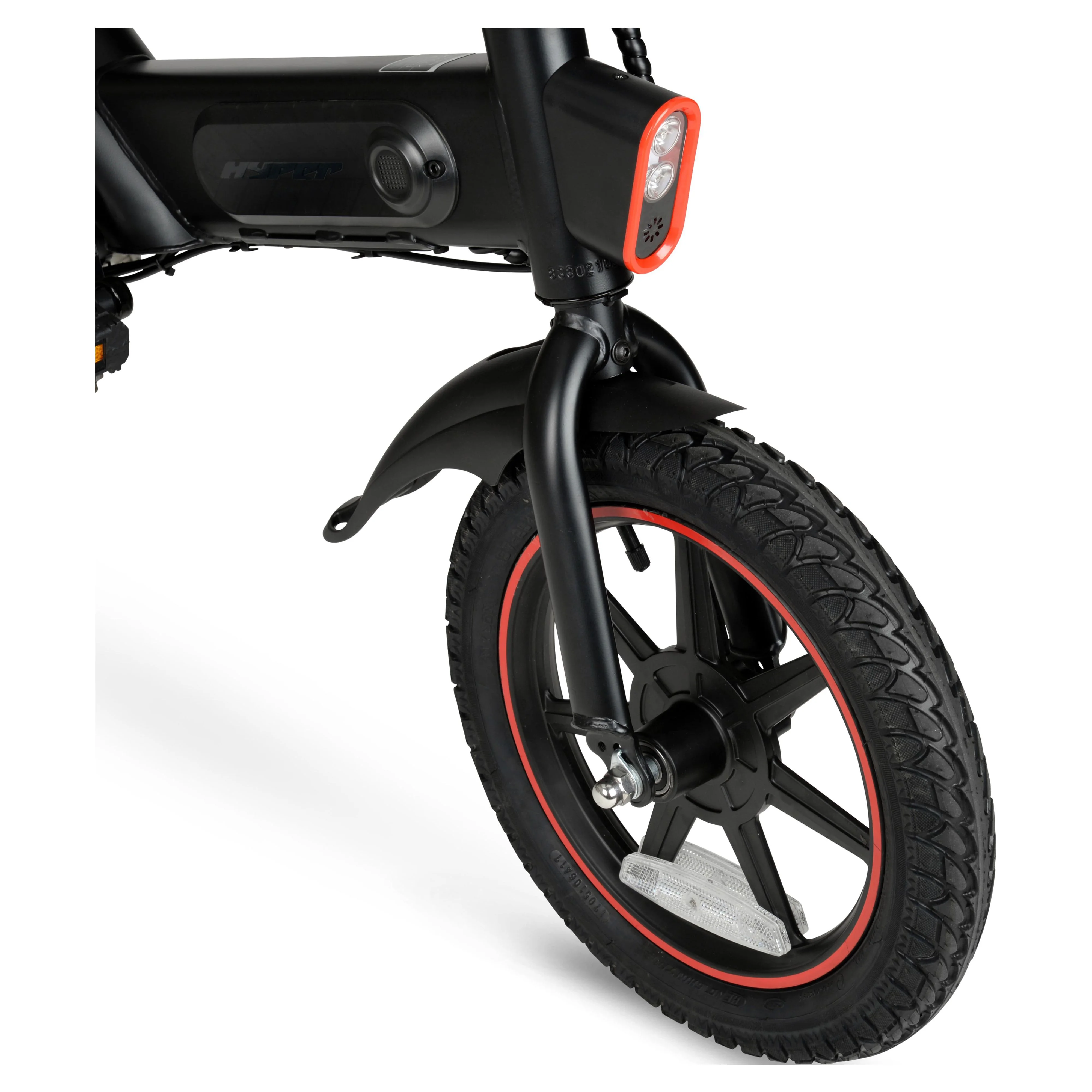 Hyper Bicycles 14" 36V Foldable Compact Electric Bike w/Throttle, 350W Motor, Recommended Ages 14 years and up