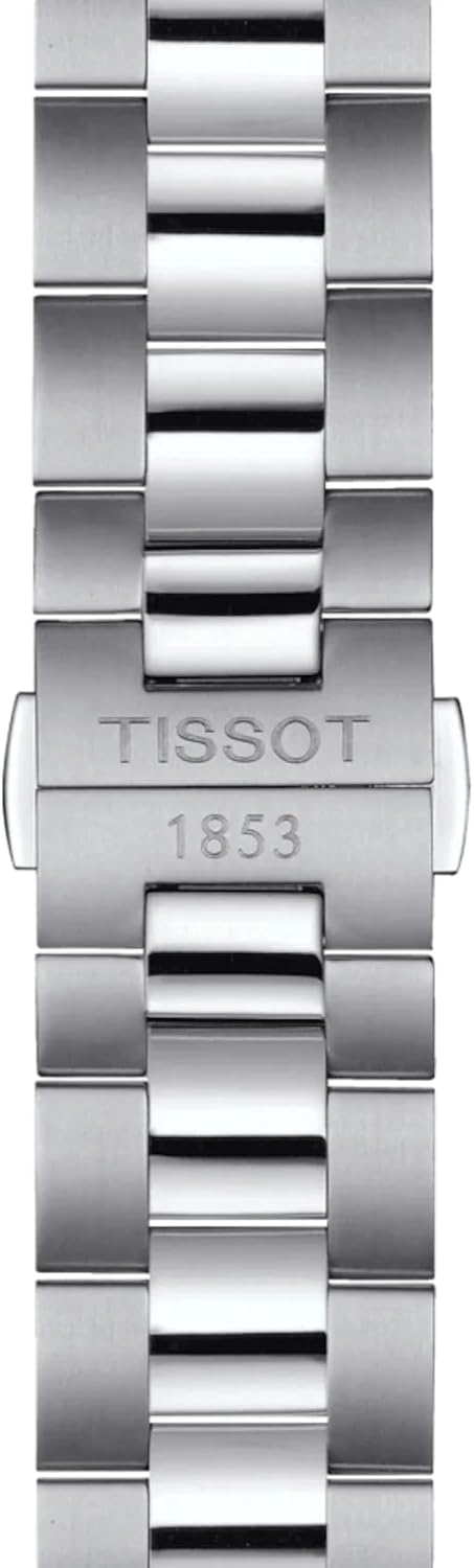 Tissot Mens Gentleman Powermatic 80 Open Heart 316L Stainless Steel case Automatic Watches, Grey, Stainless Steel, 21 (T1274071104101)