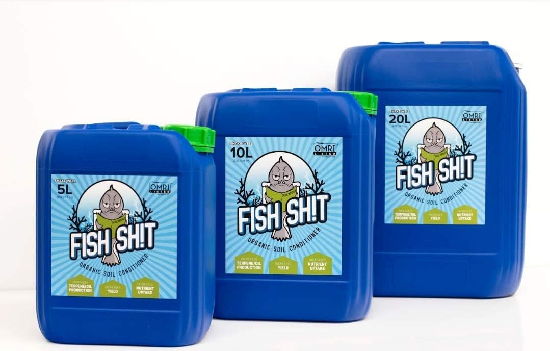 Fish Head Farms Organic Soil Conditioner - Organic Fertilizer for Increased Yield and Flavor - Plant Fertilizer, Plant Nutrients for Soil, Soilless, Hydroponic Farming - Garden Fertilizer - 10L
