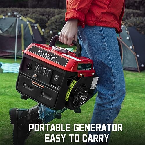 PowerSmart 1500-Watt Gas Powered Portable Inverter Generator, Super Quiet, Ultra-Light Small Generator for Camping Outdoor, Parallel Capable, CARB Compliant