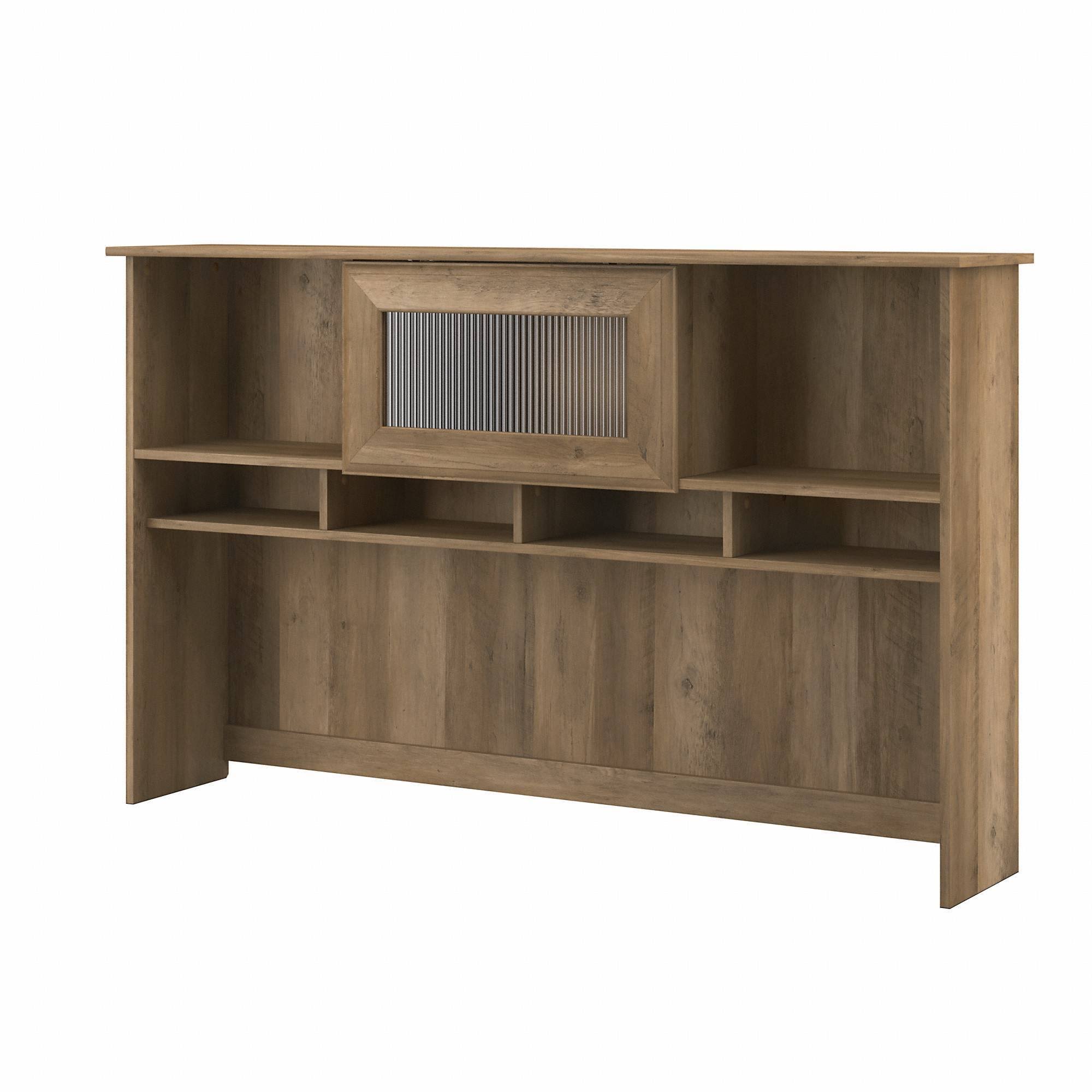 Cabot 60W Hutch Reclaimed Pine - Bush Furniture