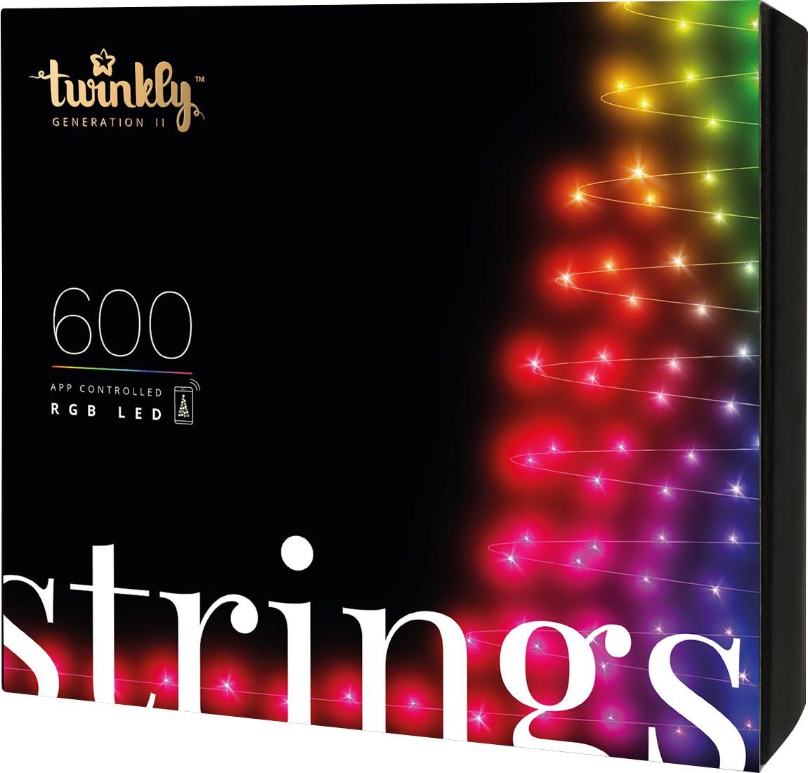 Twinkly Smart Light String 600 LED RGB Generation II