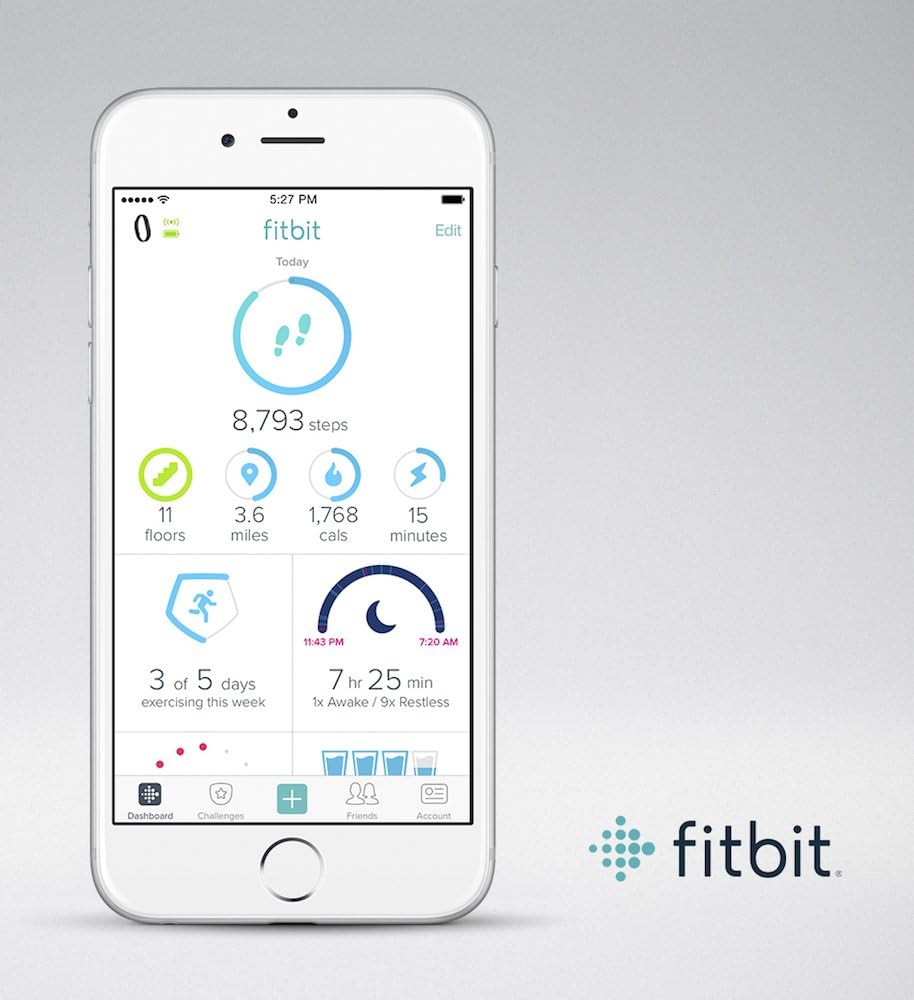 Fitbit Flex 2 Smart Fitness Activity Tracker, Slim Wearable Waterproof Swimming and Sleep Monitor, Wireless Bluetooth Pedometer Wristband for Android and iOS, Step Counter and Calorie Counter Watch