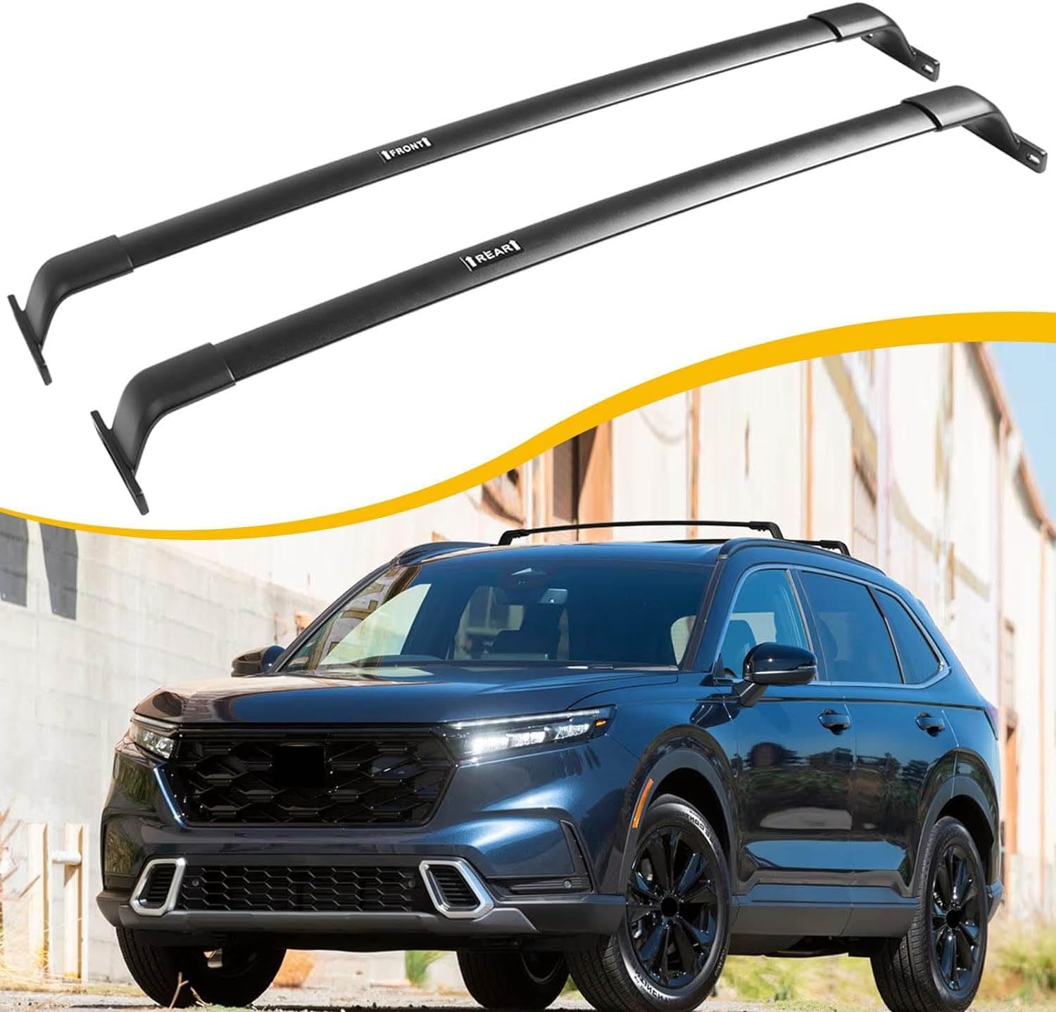 220LBS Cross Bar Roof Rack Fit for 2023 2024 2025 Honda CR-V CRV & CRV Hybrid Cargo Carrier Crossbar Rooftop Accessories (with Side Roof Rails)