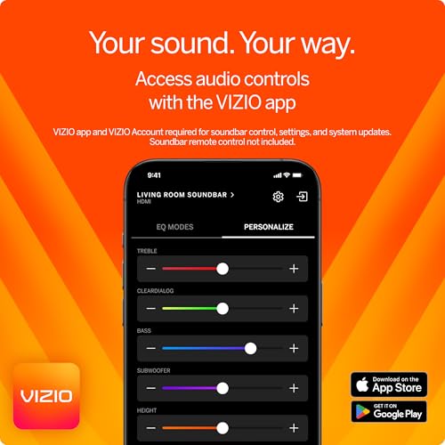 VIZIO 5.1.2 Elevate SE Soundbar, Wireless Subwoofer, Surround Sound w/Dolby Atmos & DTS:X, Bluetooth Speaker, QuickFit™ Compatible – SL512X-08 (New, 2024 Model)