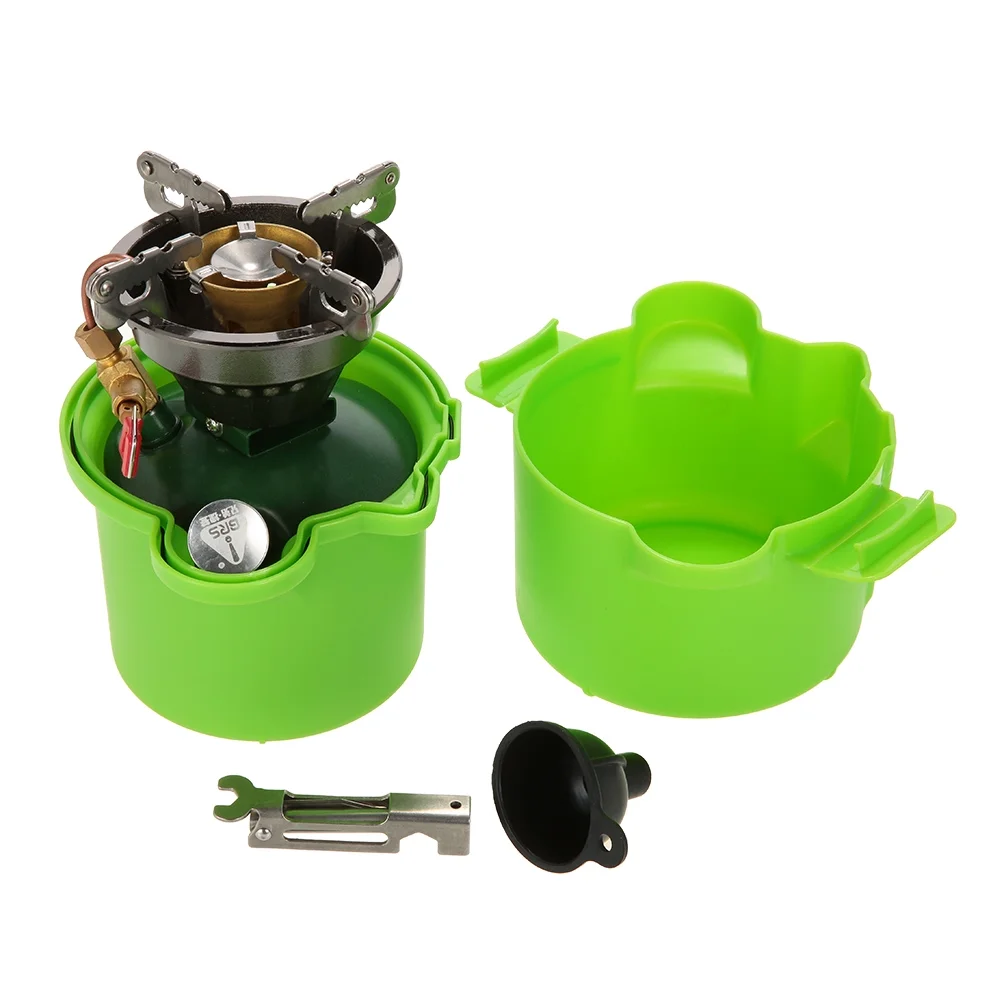 BRS Camping Hiking Portable Integrated Non-preheating Gasoline-burning Fuel Gasoline Camping Fishing Picnic Furnace Boiler Cooker