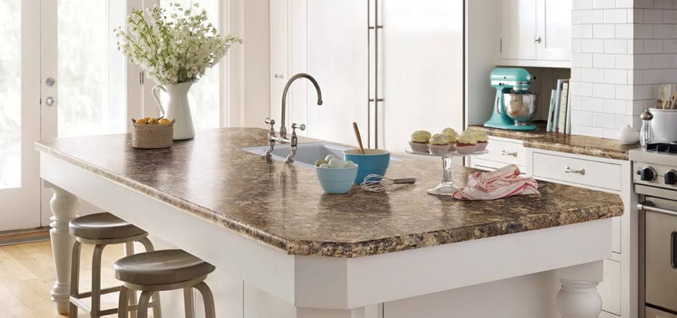 Wilsonart 5 ft. x 12 ft. Laminate Sheet in Winter Carnival with Premium Quarry Finish
