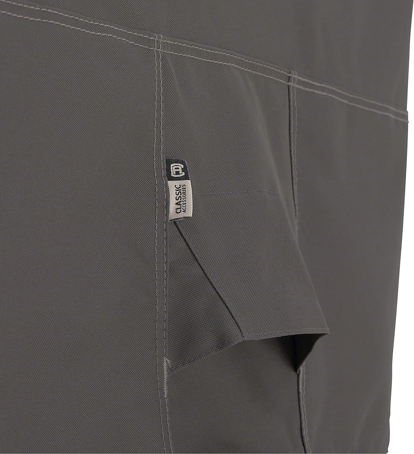 Classic Accessories Ravenna Water-Resistant 58 Inch BBQ Grill Cover, Dark Taupe Pack of 2