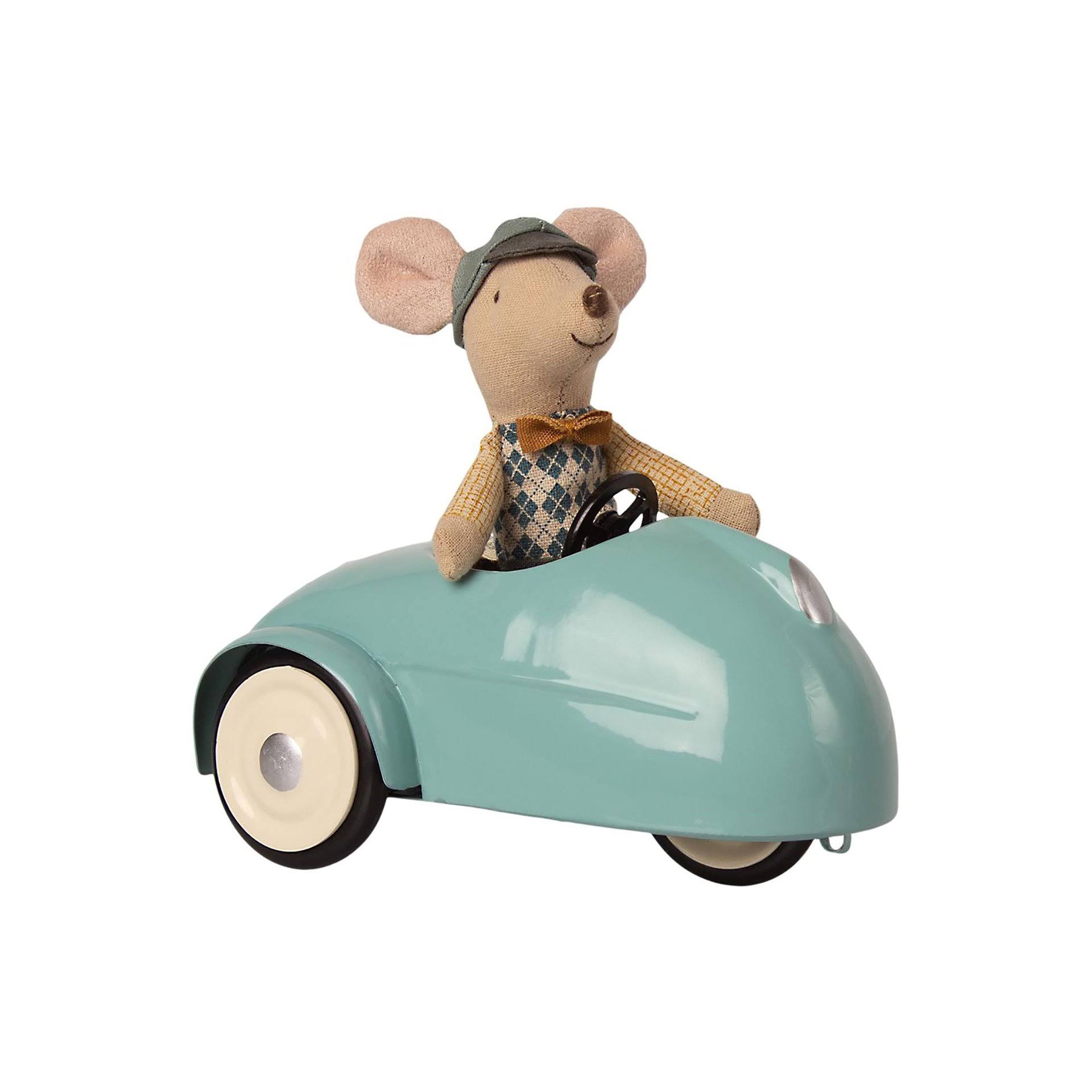 Maileg Mouse Car with Garage - Blue