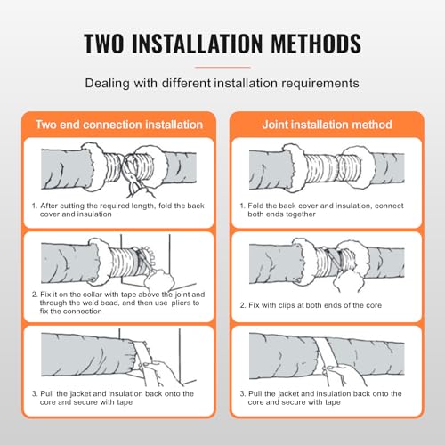 VEVOR Insulated Flexible Duct