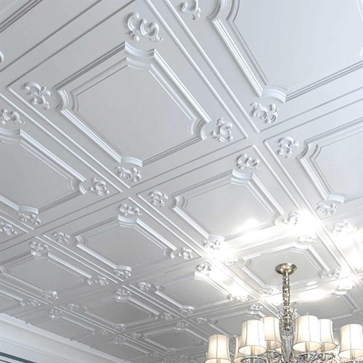 Art3d Drop Ceiling Tiles 24x24 in White - Shop Hardware Tools Online Store
