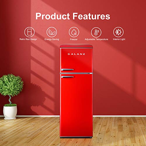Galanz Refrigerator, Adjustable Mechanical Thermostat with True Freezer