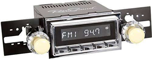 RetroSound 900C-127-68-78 Classic RC900C Chrome Direct-Fit Radio for Classic Vehicles