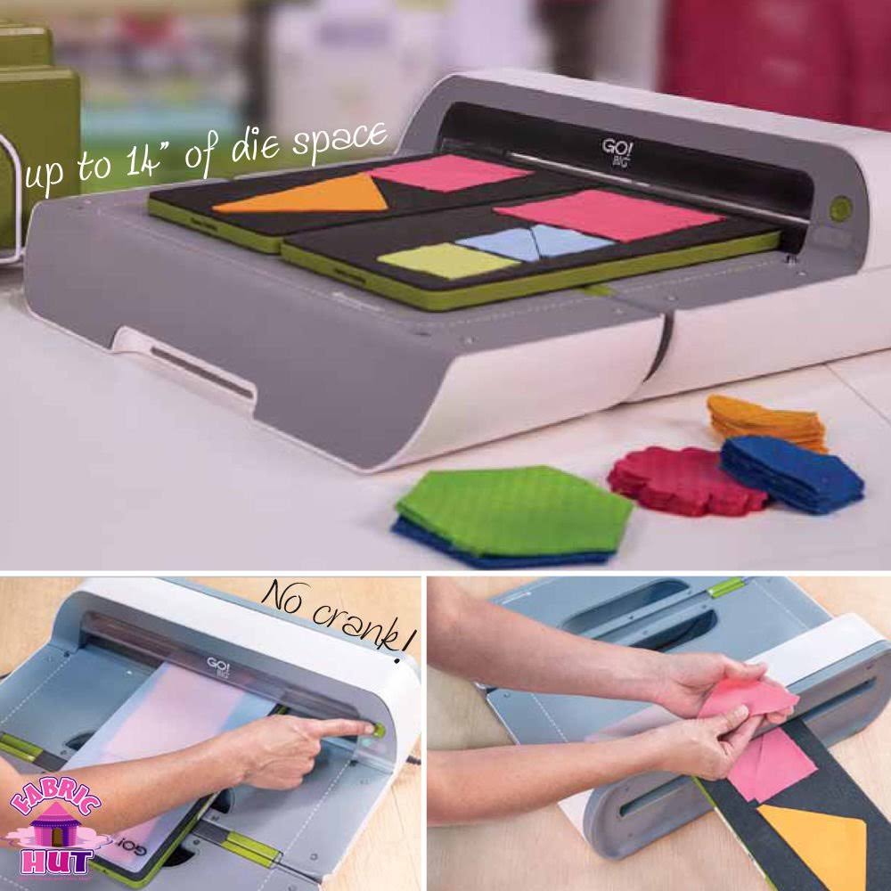 AccuQuilt Go! Big Electric Fabric Cutter u0026 Starter Set 55500