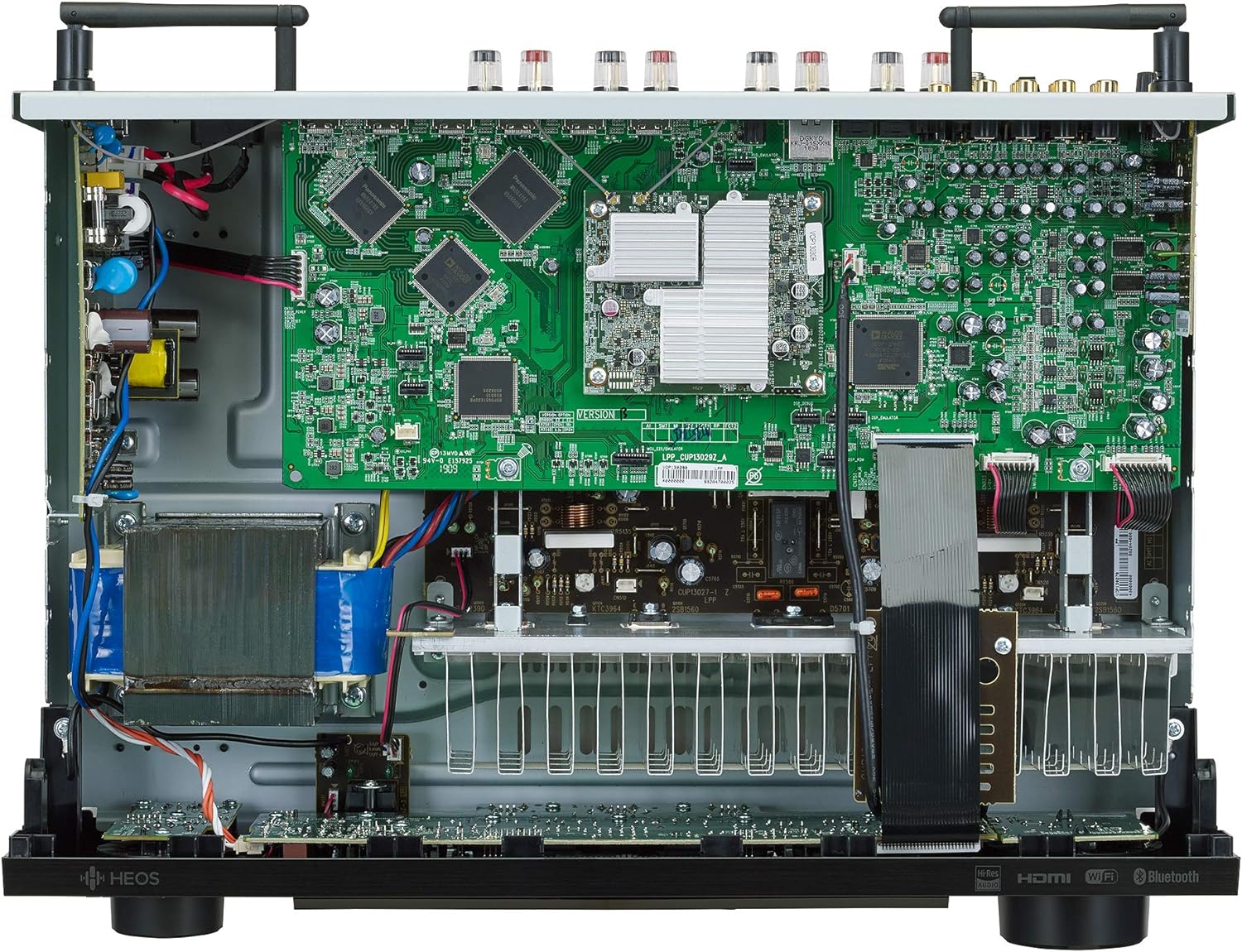 Denon DRA-800H 2-Channel Stereo Network Receiver for Home Theater | Hi-Fi Amplification | Connects to All Audio Sources | Latest HDCP 2.3 Processing with ARC Support | Compatible with Amazon Alexa