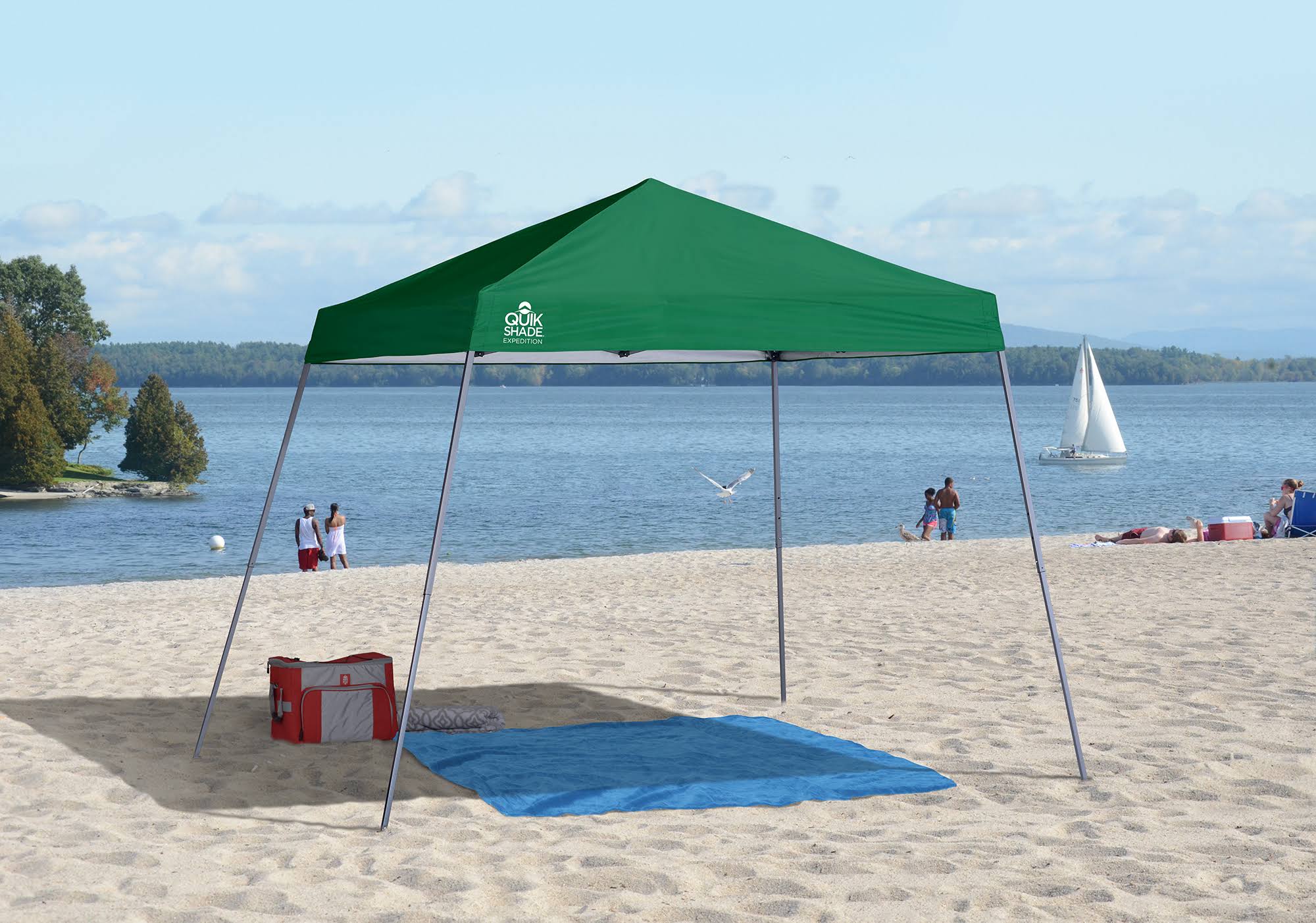 Quik Shade Expedition EX64 10& x 10& Slant Leg Canopy - Midnight Blue