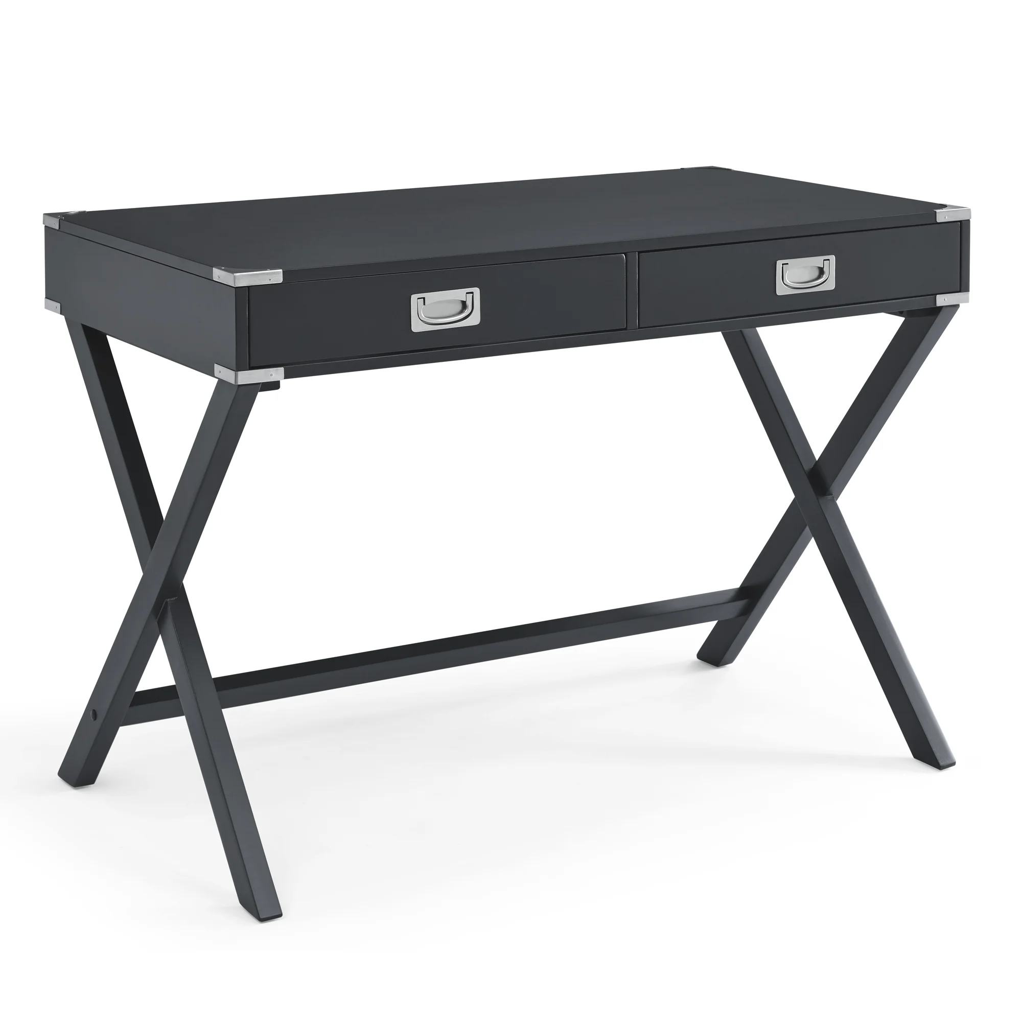 Docooler Solid Wood Computer Desk with Storage and Drawers, Modern Study Table for Home Office, Small Writing