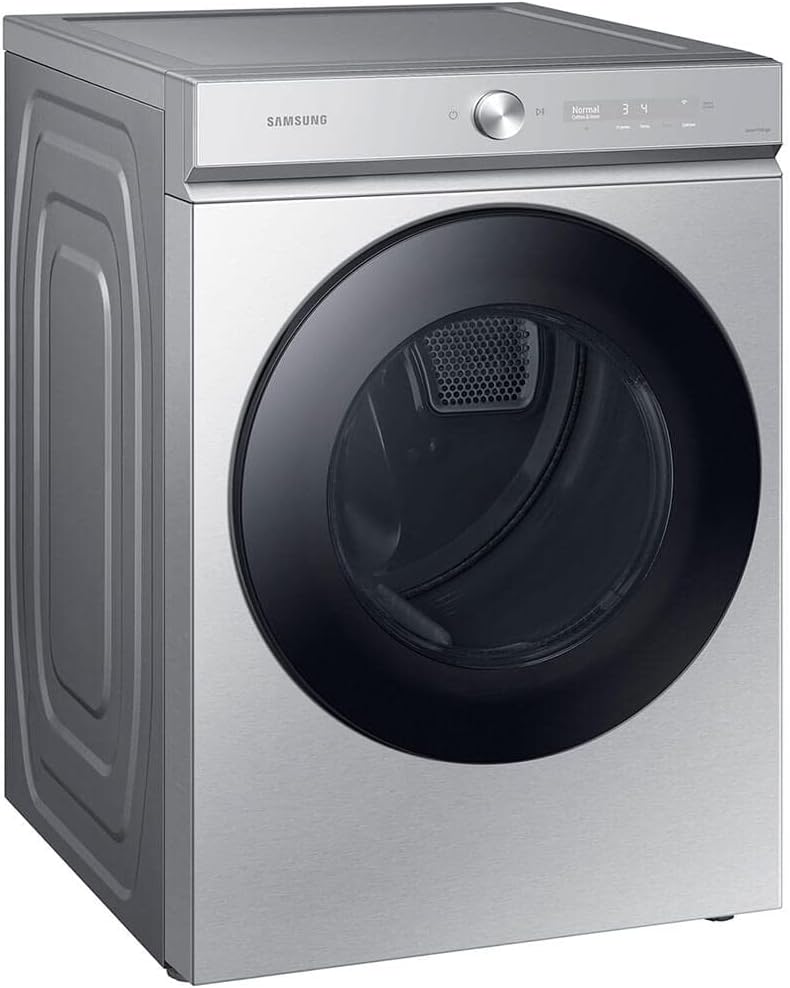 Samsung DVE53BB8700T 7.6 Cu. Ft. Bespoke Stainless Steel Ultra Capacity Smart Electric Dryer