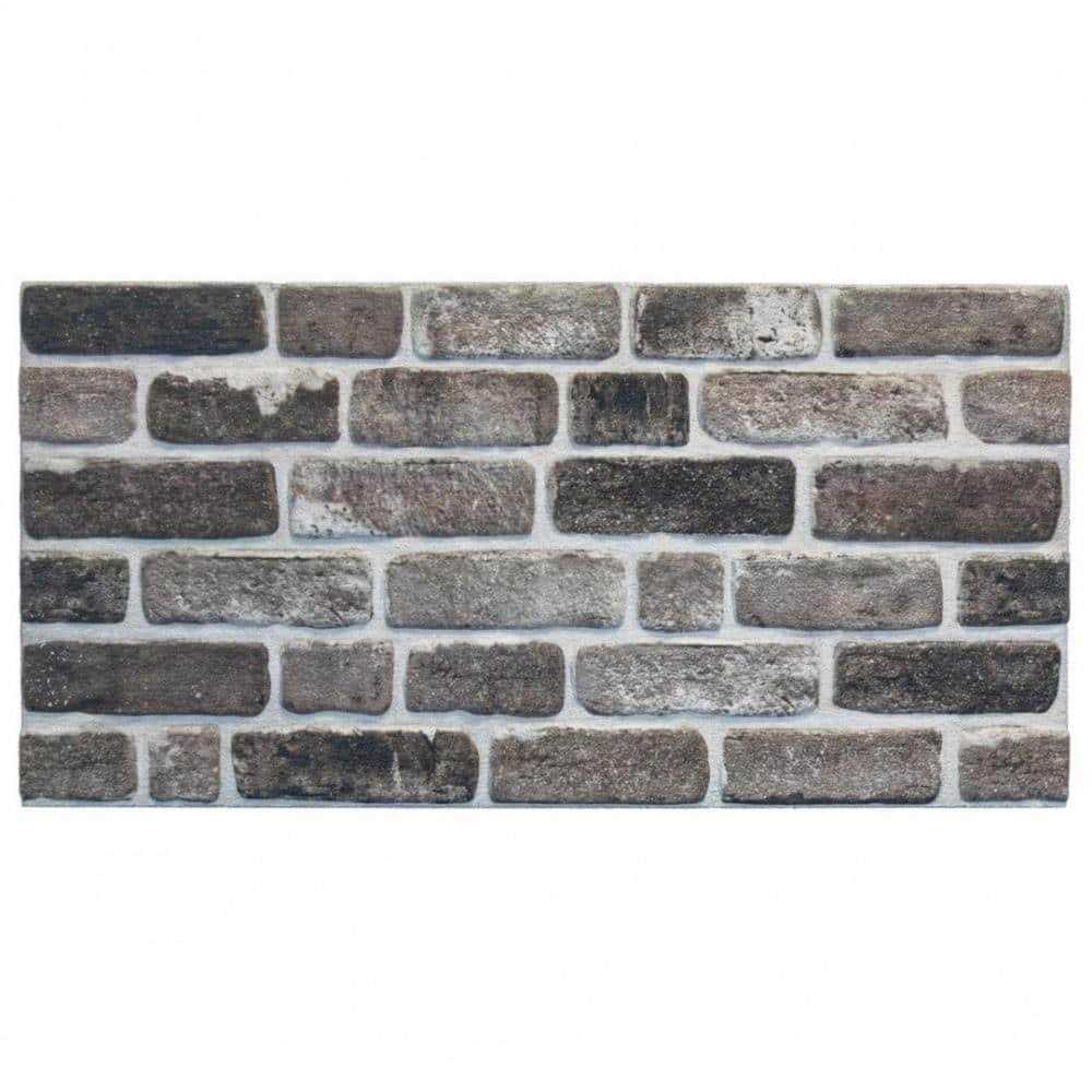 Dundee Deco Brown Faux Brick 3D Wall Panels Styrofoam Facing - Shop Hardware Tools Online Store