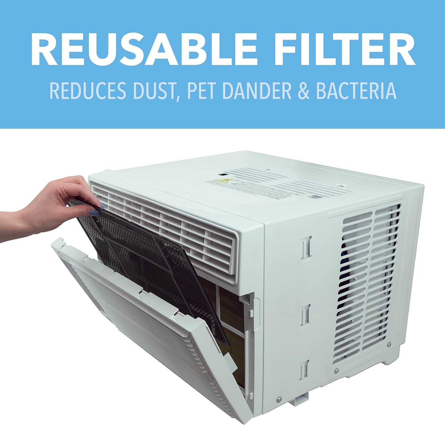 PerfectAire 6,000 BTU 115-Volt Energy Star Window Air Conditioner with Full-Function Remote, Installation Kit, 250 sq. ft.