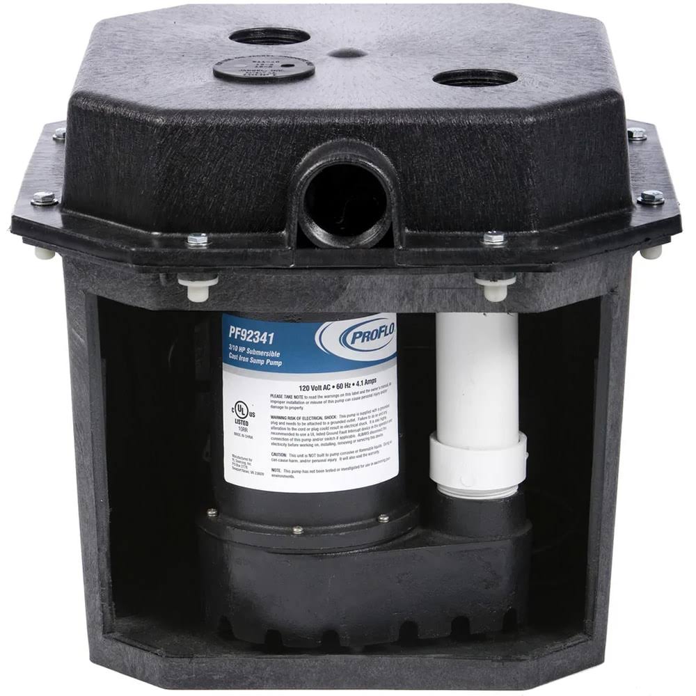 PROFLO PF92017 1/3 HP Cast Iron Remote Drain Pump System N/A