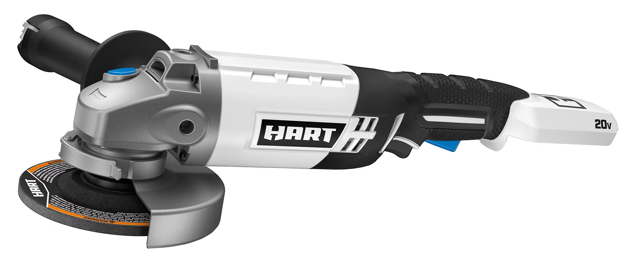 HART 20-Volt Cordless 4 1/2-inch Angle Grinder Kit (1) 20-Volt 4.0Ah Lithium-Ion Battery