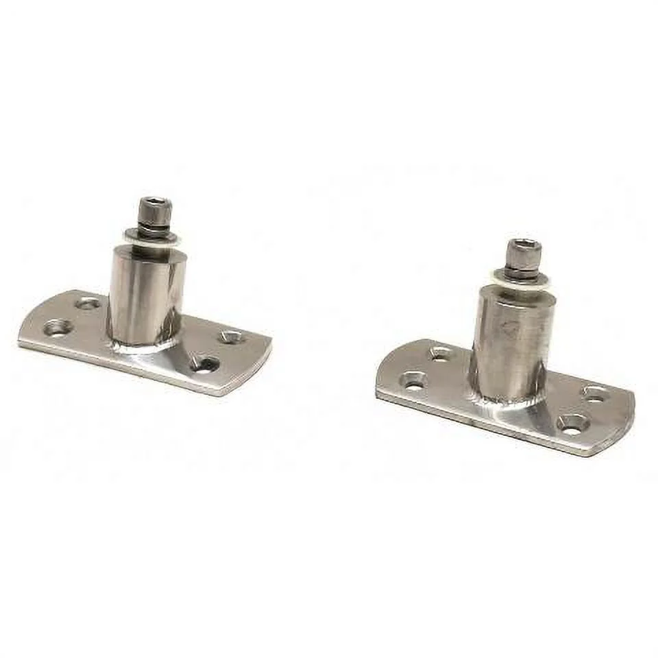 Cobalt Boat Wakeboard Tower Mounts | 70 Degree Stainless Steel (Pair)