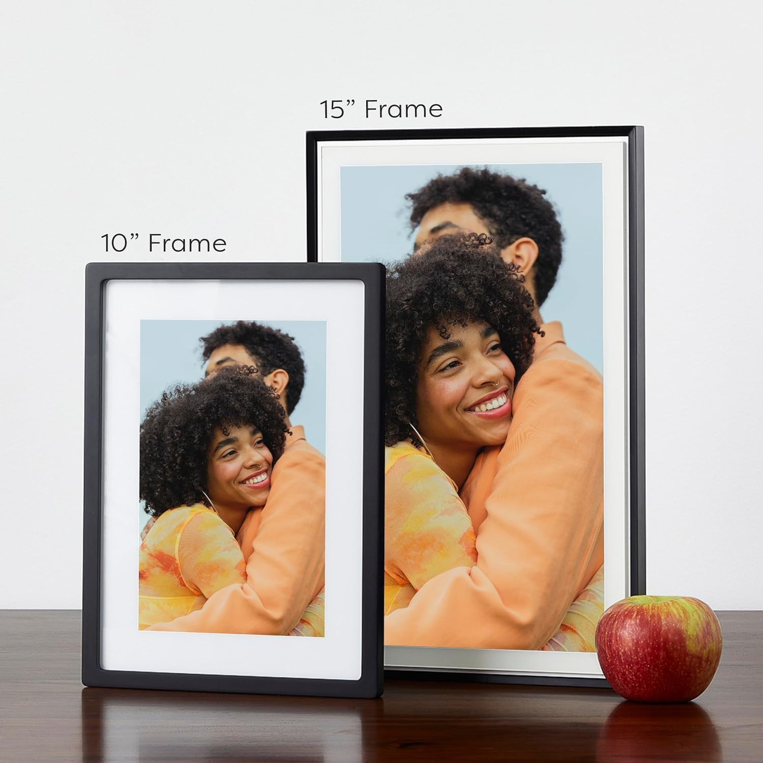 Skylight Digital Picture Frame - WiFi Enabled with Load from Phone Capability, Touch Screen Digital Photo Frame Display - Customizable Gift for Friends and Family - 15 Inch Black