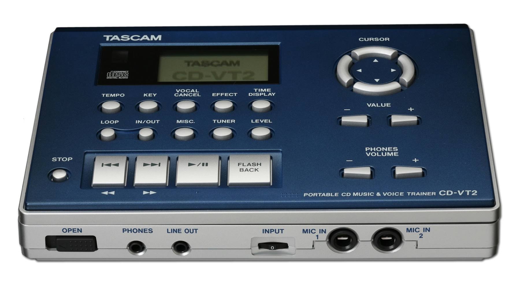 Tascam Cd-vt2 Portable CD Vocal Trainer