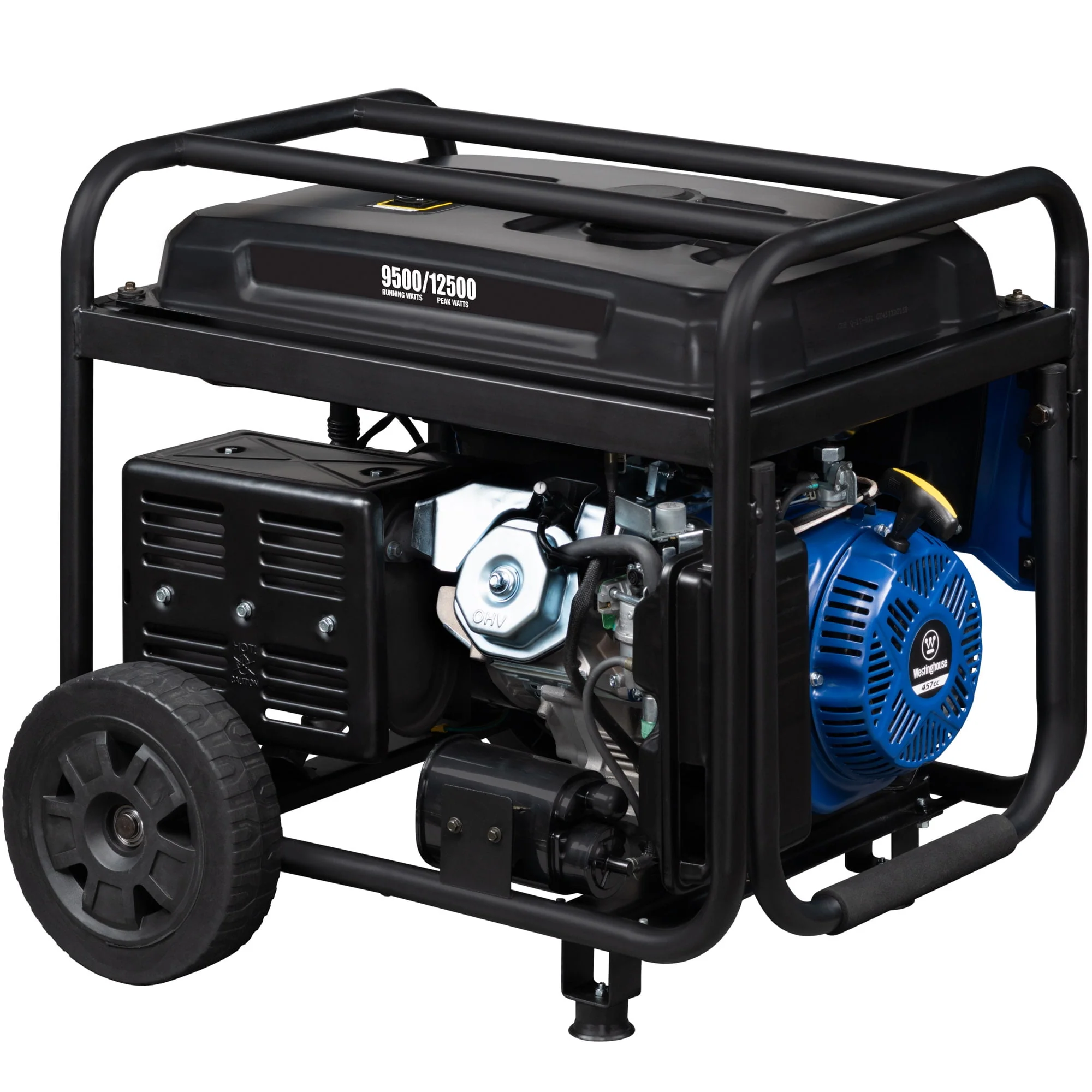Westinghouse 12,500 Peak Watt Dual Fuel Portable Generator, Gas/Propane, Transfer Switch Ready, CO Sensor
