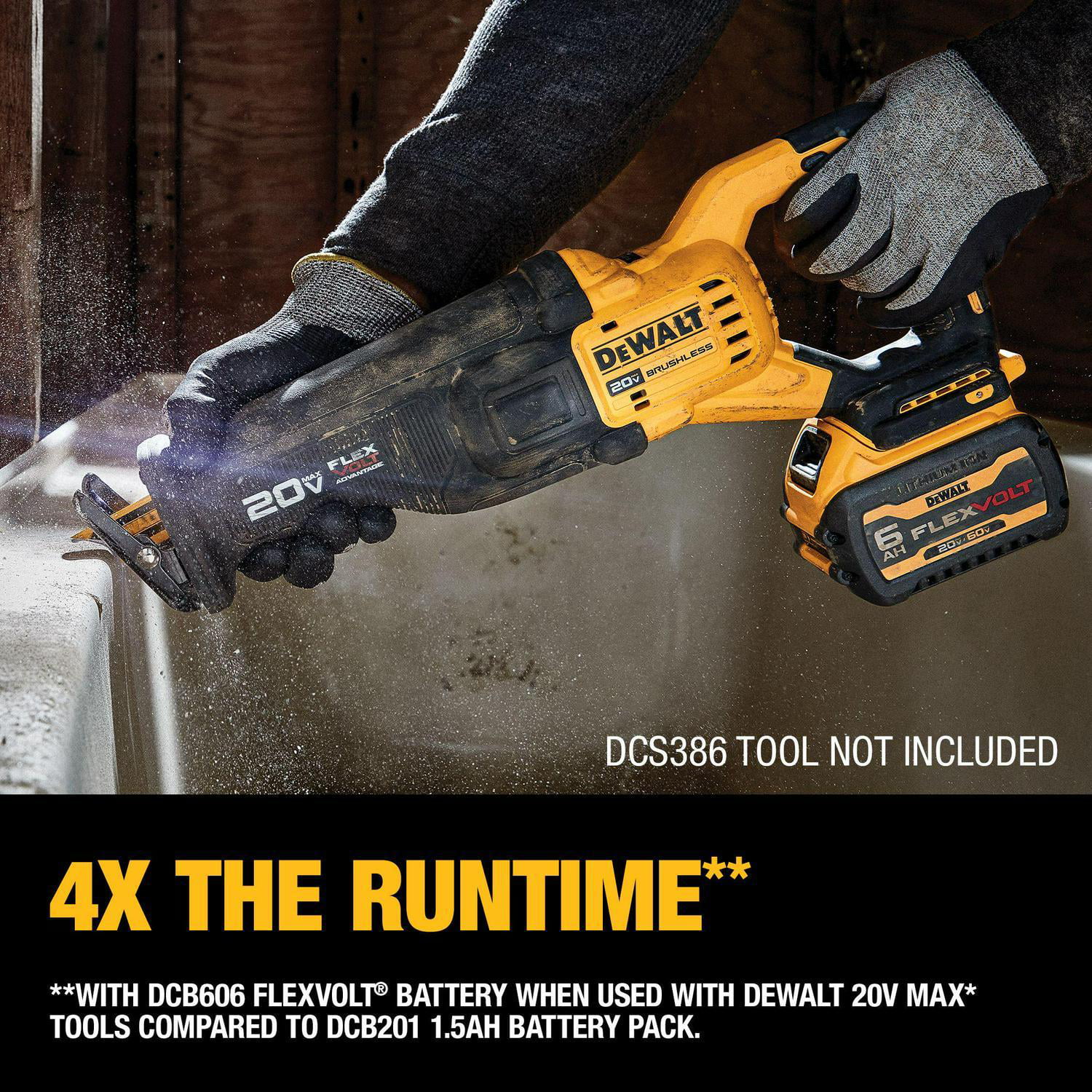 DeWALT Flexvolt Power Tool Battery Double pk., 6Ah