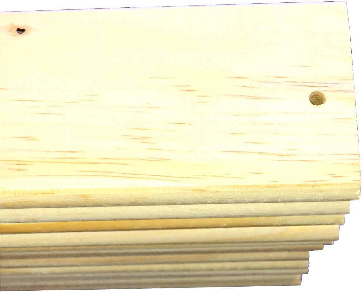 Bed Slats Solid Pine Wood King Size Slats 75.87 inches Long x 2.75 inches Wide Mattress Support Pack of 13 Count Replacement Parts Custom Size Cutting Service (King, 75.87)